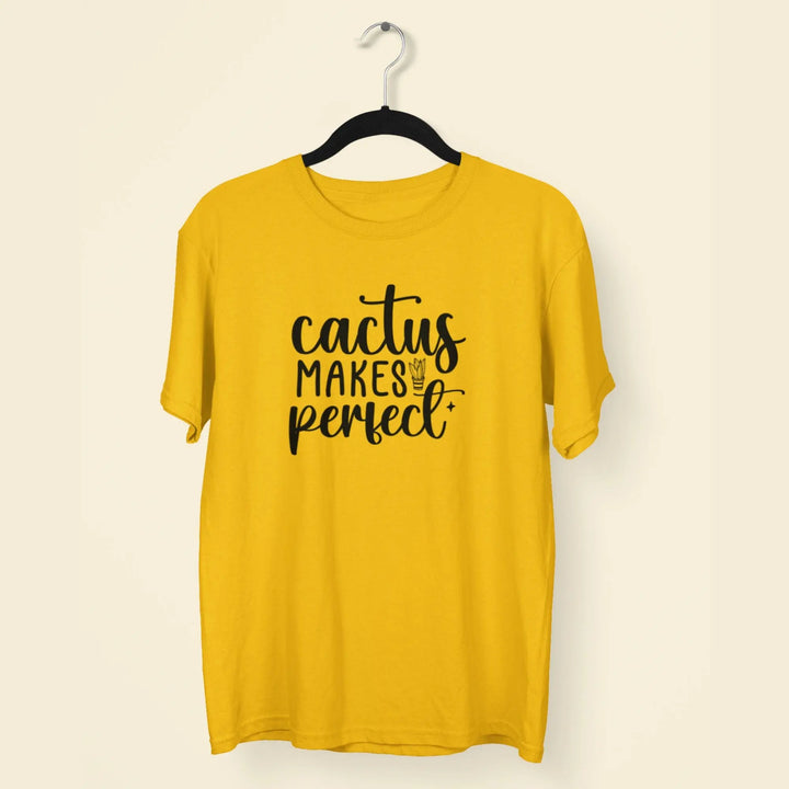Cactus Makes Perfect Unisex T-Shirt fashionfront