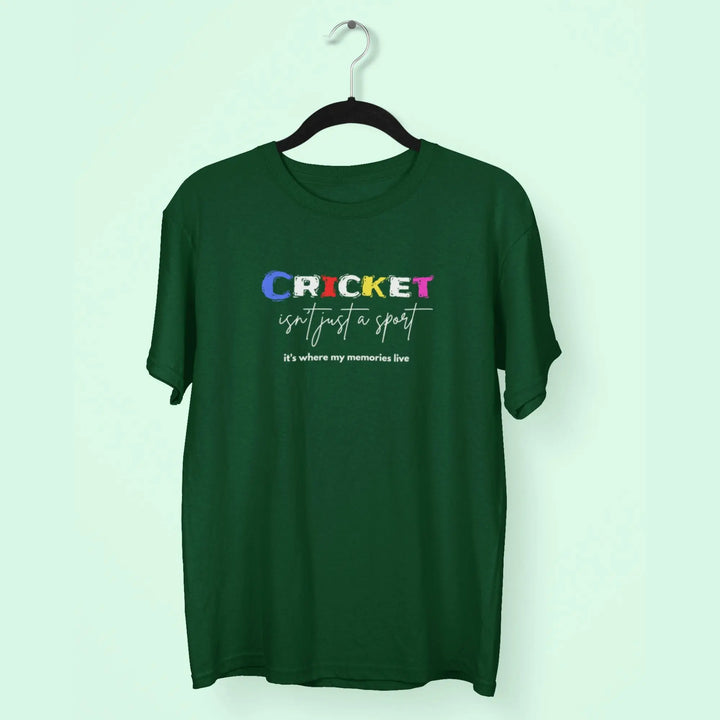 Cricket Isn't Just a Sport—It's Where My Memories Live T-Shirt fashionfront
