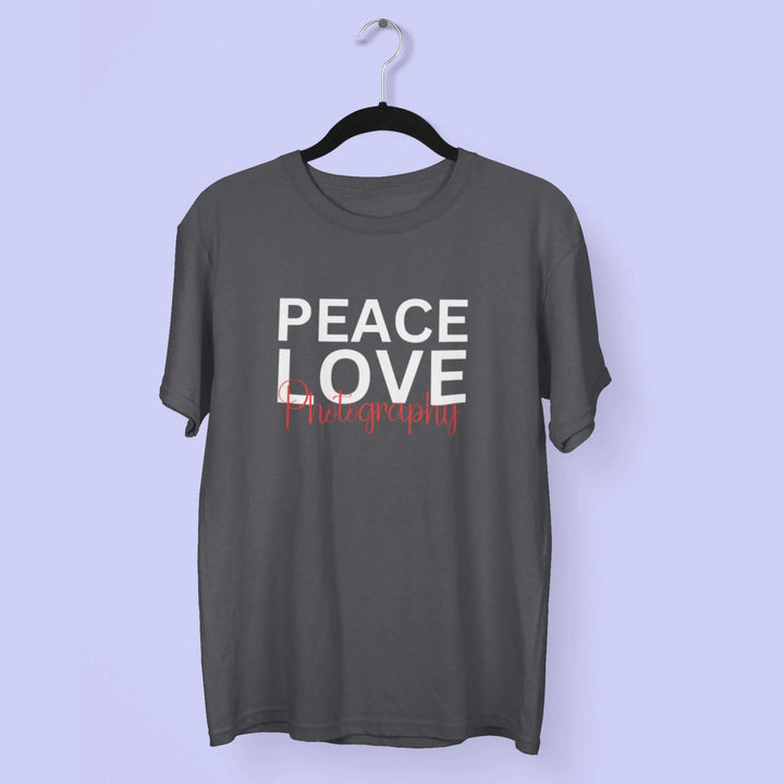 Peace Love Photography Unisex T-Shirt fashionfront