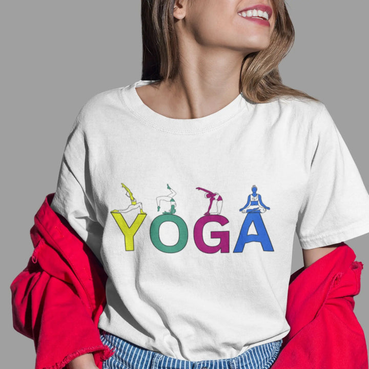 Yoga Round Neck Half Sleeve Classic T-Shirt fashionfront