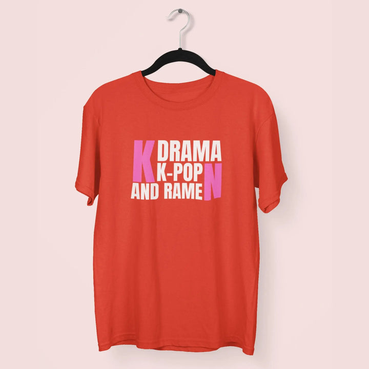 K-Drama K-Pop And Ramen Unisex T-Shirt fashionfront