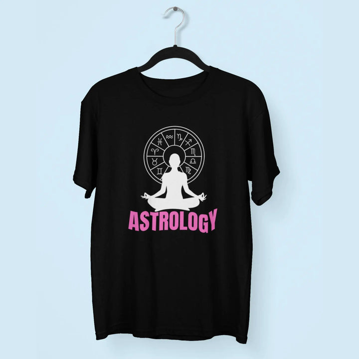 Astrology Round Neck Half Sleeve Classic T-Shirt fashionfront