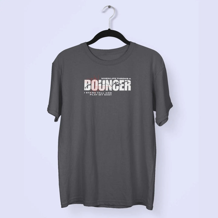 When Life Throws a Bouncer, I Stand Tall And Play My Shot T-Shirt fashionfront
