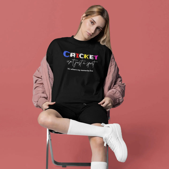 Cricket Isn't Just a Sport—It's Where My Memories Live T-Shirt fashionfront