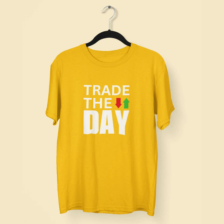 Men Trade The Day Stock Market Round Neck Half Sleeve Classic T-Shirt fashionfront