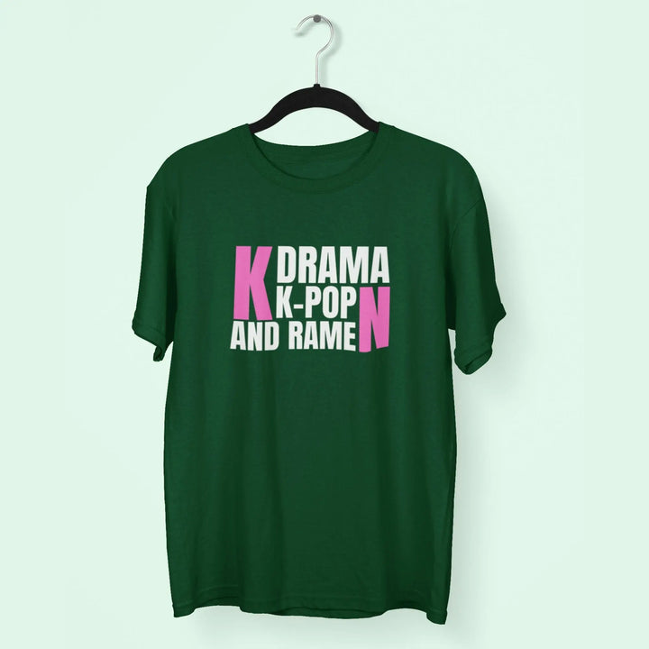 K-Drama K-Pop And Ramen Unisex T-Shirt fashionfront