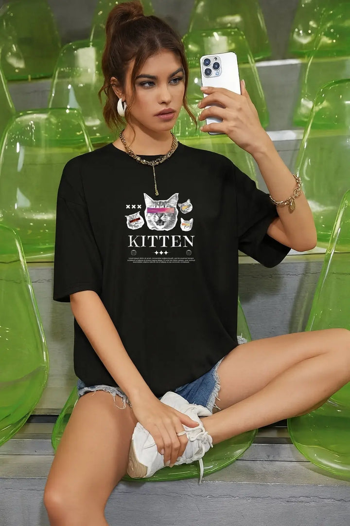 Kitten Unisex T-Shirt fashionfront