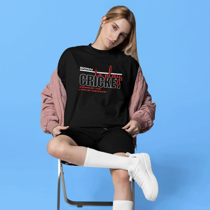 Born To Play Cricket, Bound By The Love Of The Game T-Shirt fashionfront