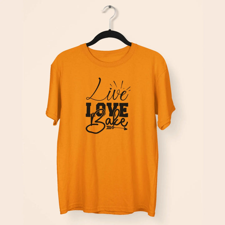 Live Love Bake Unisex T-Shirt fashionfront