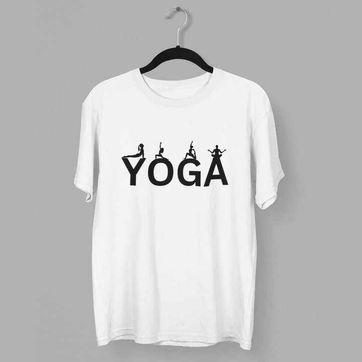 1 Yoga Round Neck Half Sleeve Classic T-Shirt fashionfront