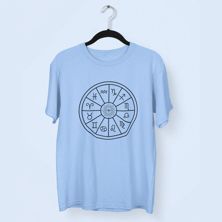 Astrology Round Neck Half Sleeve Classic T-Shirt fashionfront