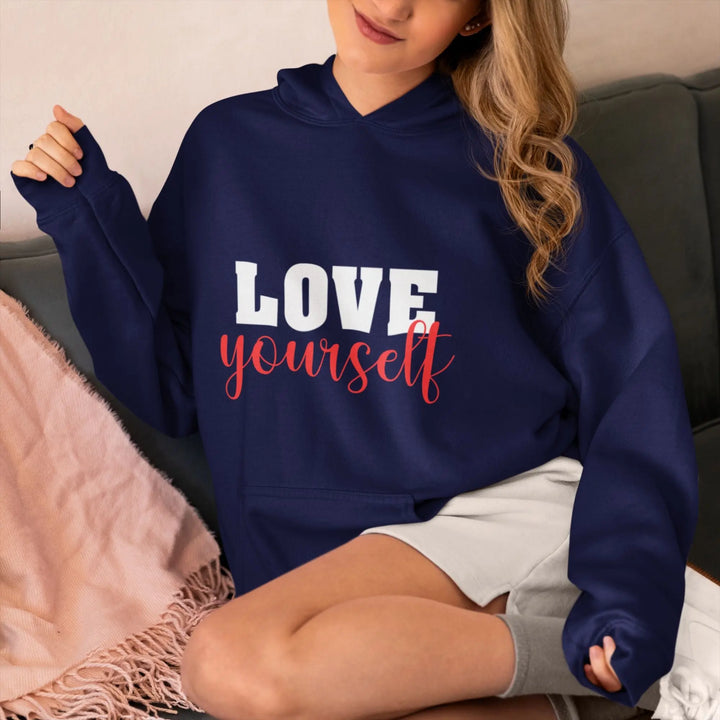 Love Yourself Unisex Hooded SweatShirt fashionfront