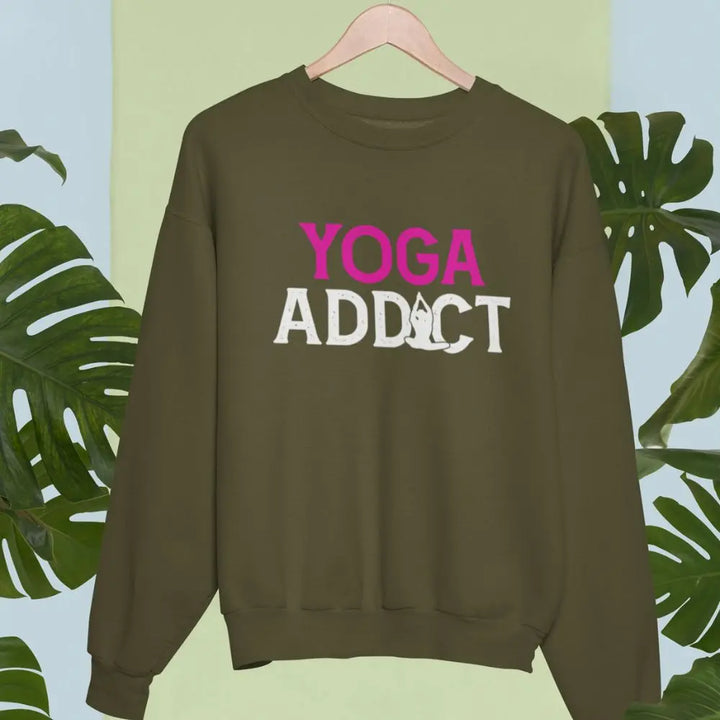 Yoga Addict Unisex Sweatshirt fashionfront