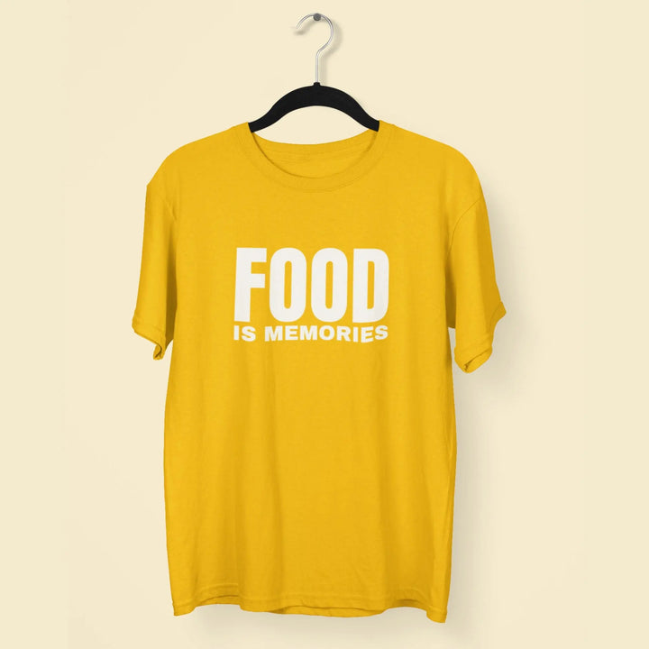 Food is Memories Round Neck Half Sleeve Classic T-Shirt fashionfront