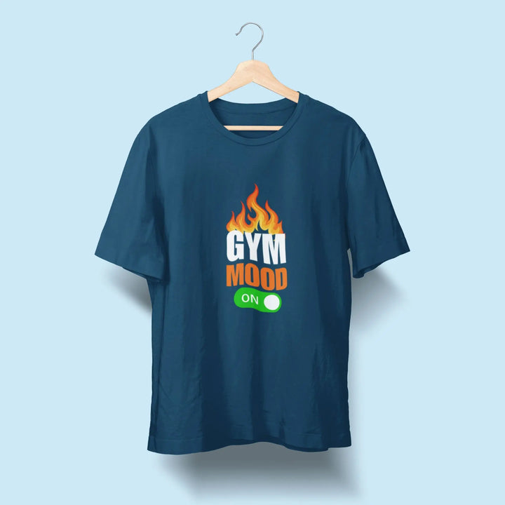 Men Gym Mood On Gym Oversized Classic T-Shirt fashionfront