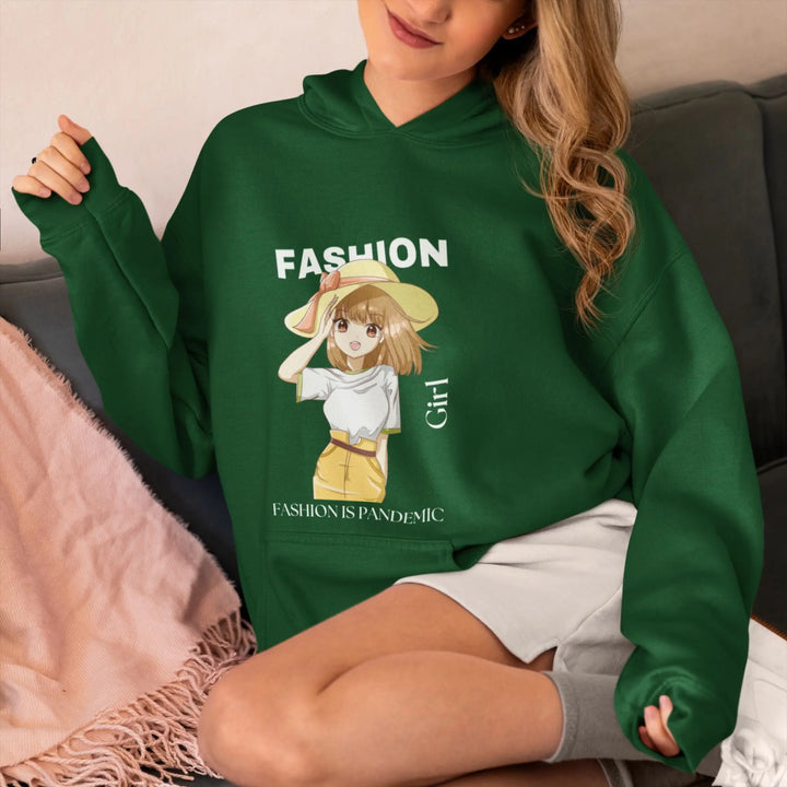 Fashion Girl Unisex Hooded SweatShirt fashionfront