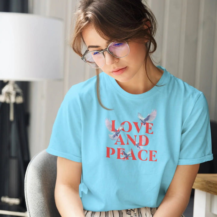 Love And Peace Unisex T-Shirt fashionfront