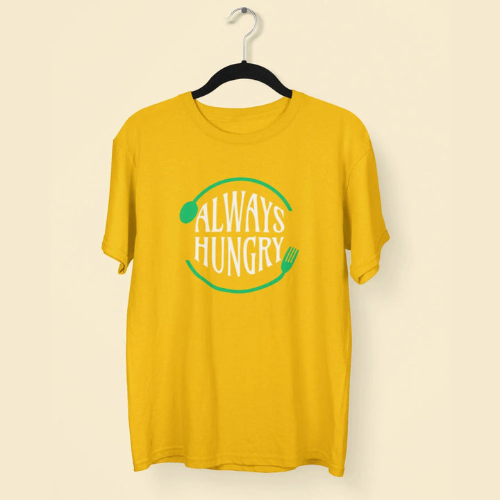 Always Hungry Round Neck Half Sleeve Classic T-Shirt fashionfront