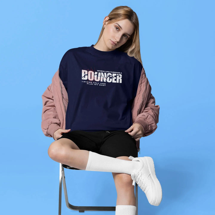 When Life Throws a Bouncer, I Stand Tall And Play My Shot T-Shirt fashionfront