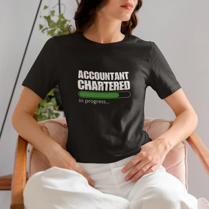 Accountant Round Neck Half Sleeve Classic T-Shirt fashionfront