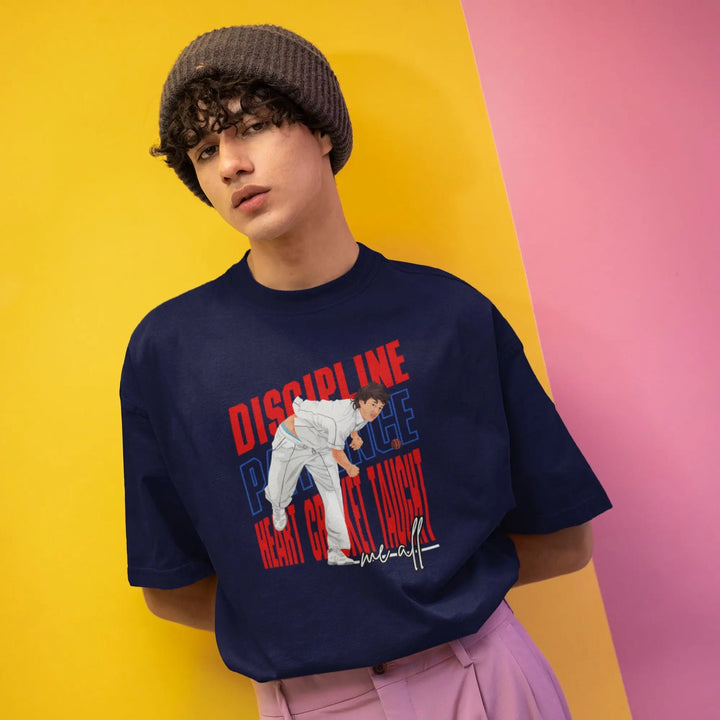 Discipline. Patience. Heart. Cricket Taught Me All T-Shirt fashionfront