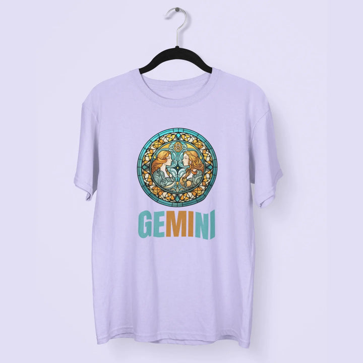 Gemini Round Neck Half Sleeve Classic T-Shirt fashionfront