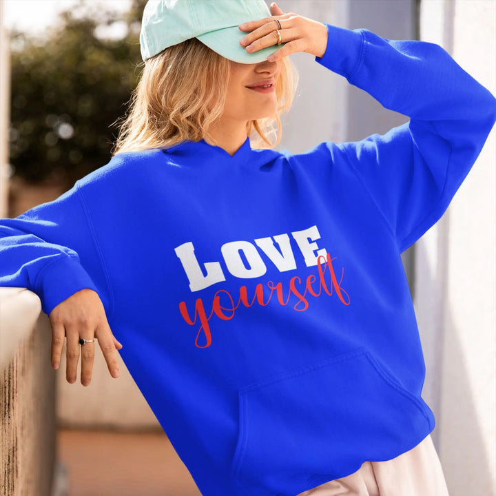 Love Yourself Unisex Hooded SweatShirt fashionfront