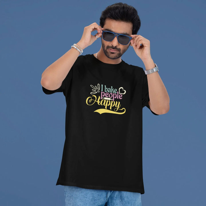 I Bake People Happy Unisex T-Shirt fashionfront