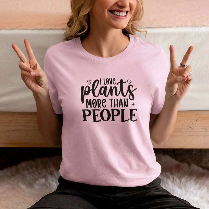 I Love Plants More Then People Unisex T-Shirt fashionfront