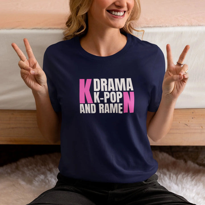 K-Drama K-Pop And Ramen Unisex T-Shirt fashionfront