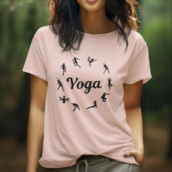 Yoga Round Neck Half Sleeve Classic T-Shirt fashionfront