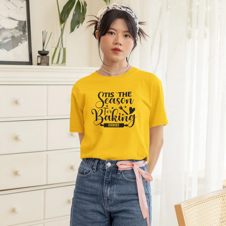 Tis The Season For Baking Cookies Unisex T-Shirt fashionfront
