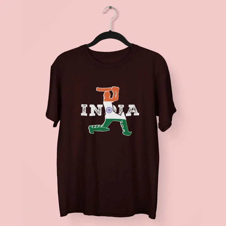 India Round Neck Half Sleeve Classic T-Shirt fashionfront