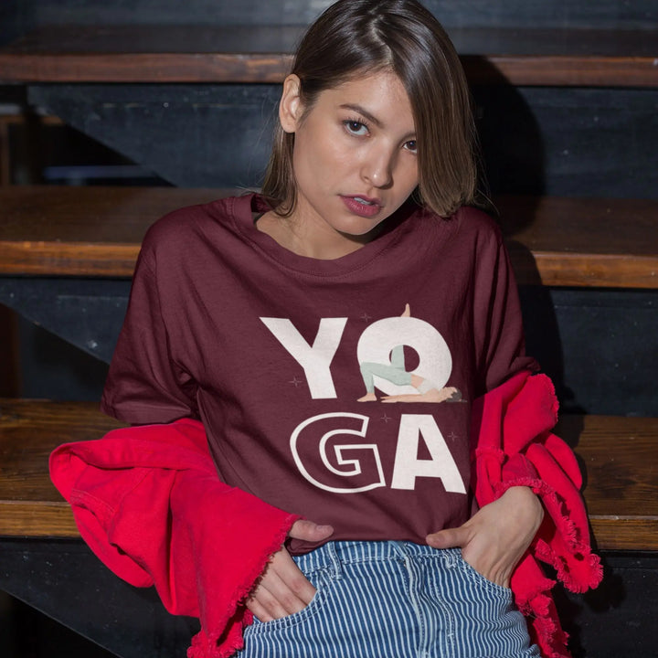 Yoga Round Neck Half Sleeve Classic T-Shirt fashionfront