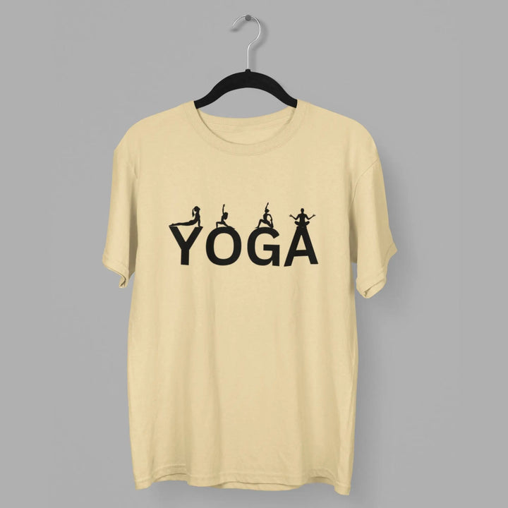 1 Yoga Round Neck Half Sleeve Classic T-Shirt fashionfront