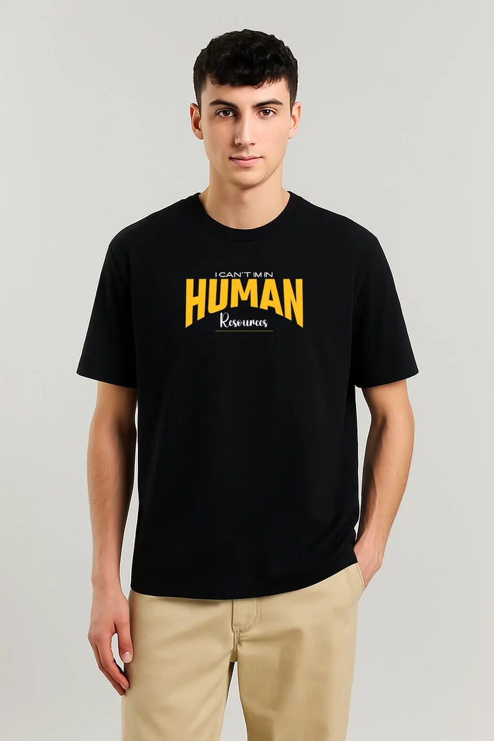 I  Can't Im In Human Resources Unisex T-Shirt fashionfront