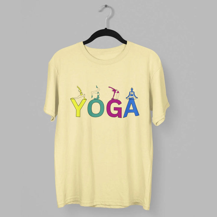 Yoga Round Neck Half Sleeve Classic T-Shirt fashionfront