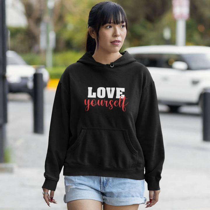 Love Yourself Unisex Hooded SweatShirt fashionfront