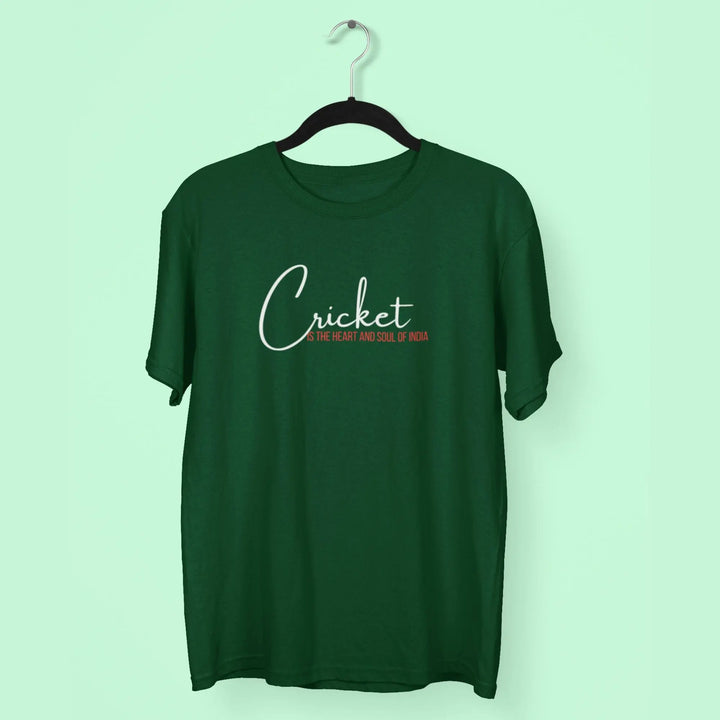 Cricket Is The Heart And Soul Of India T-Shirt fashionfront