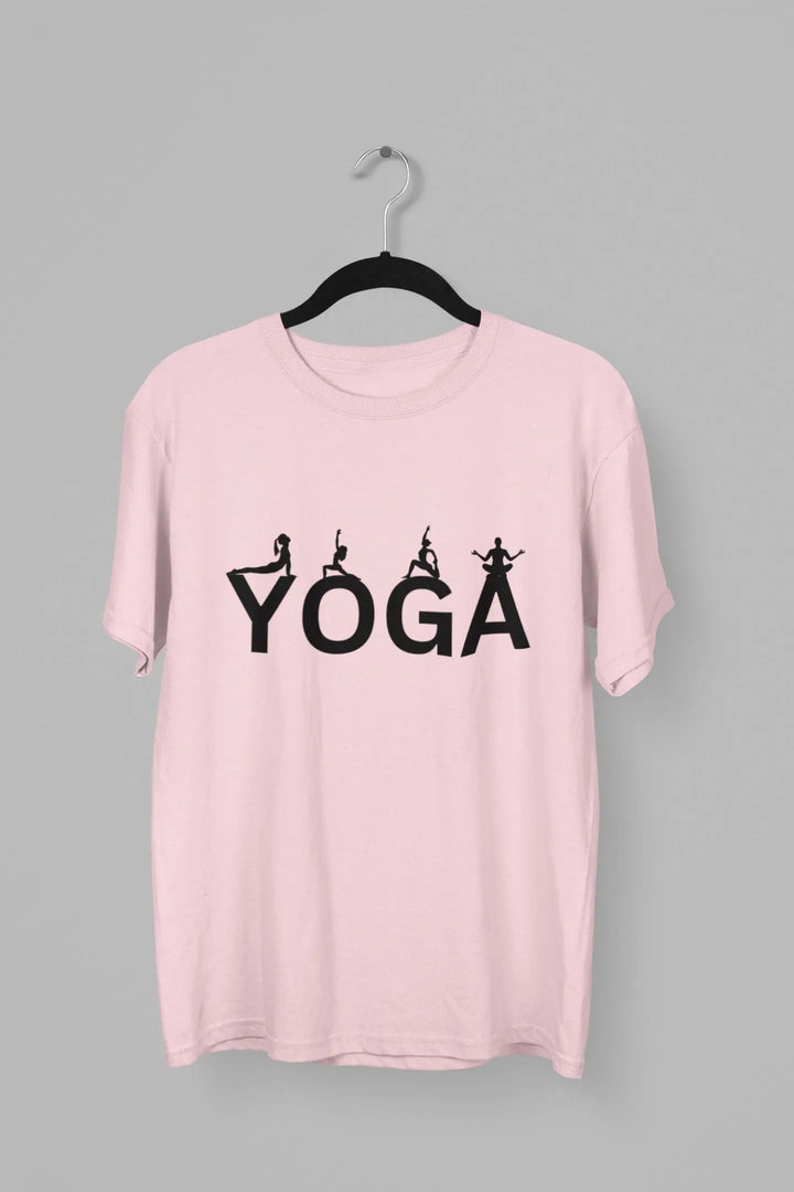 1 Yoga Round Neck Half Sleeve Classic T-Shirt fashionfront